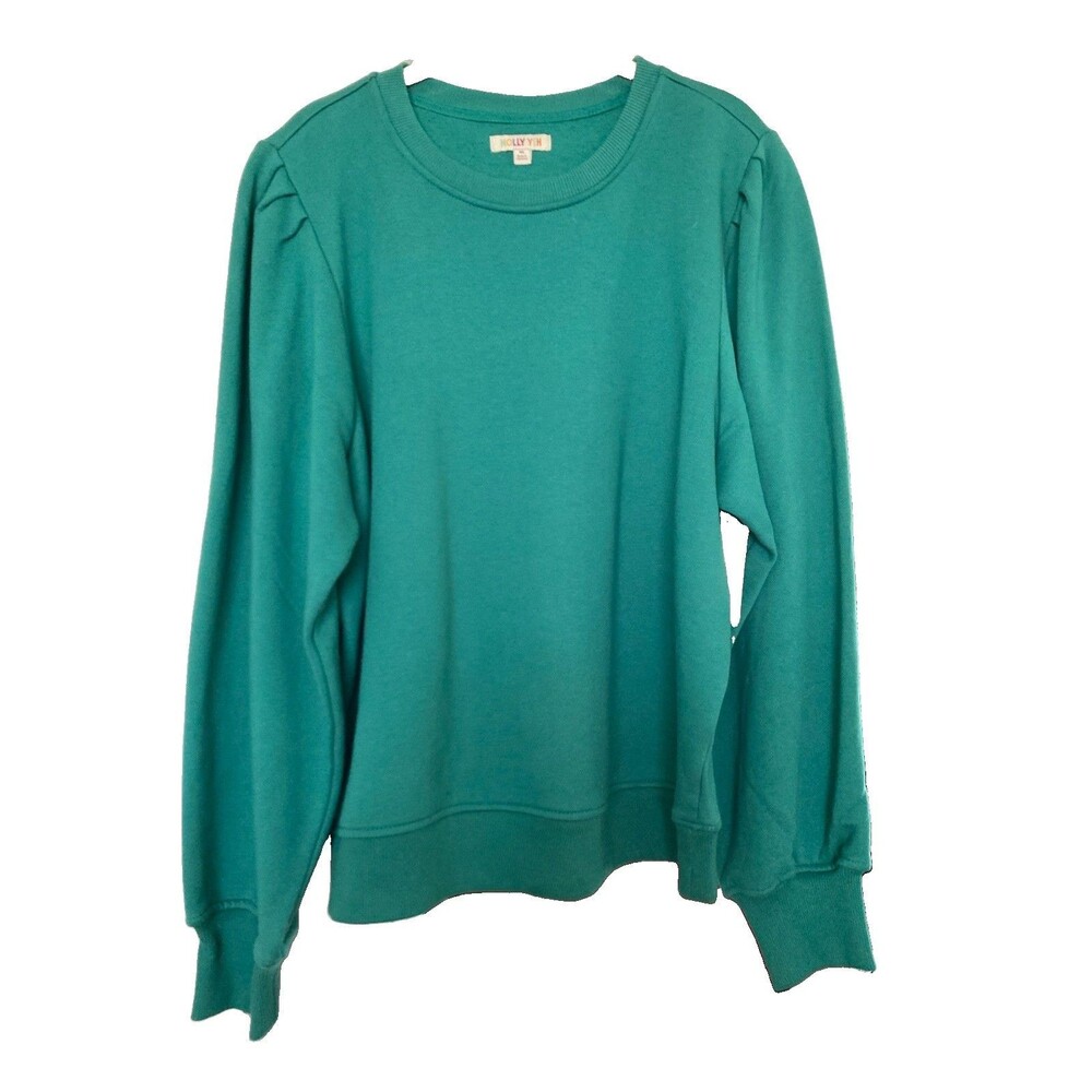 NEW Molly Yeh Puff Sleeve Sweatshirt XL Green Long Sleeve Tractor Supply